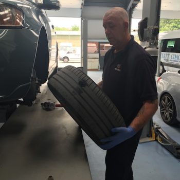 brakes and clutches being repaired