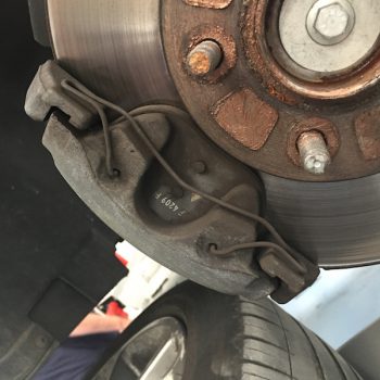 brakes being replaced